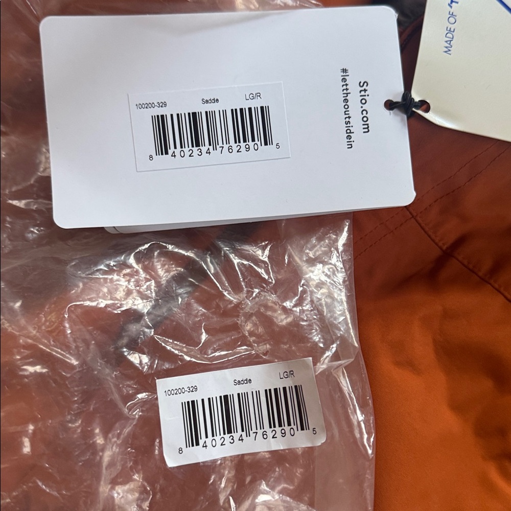 Stio Environ Bib Women’s ski bibs pants saddle rust orange size large reg NEW - Picture 15 of 16